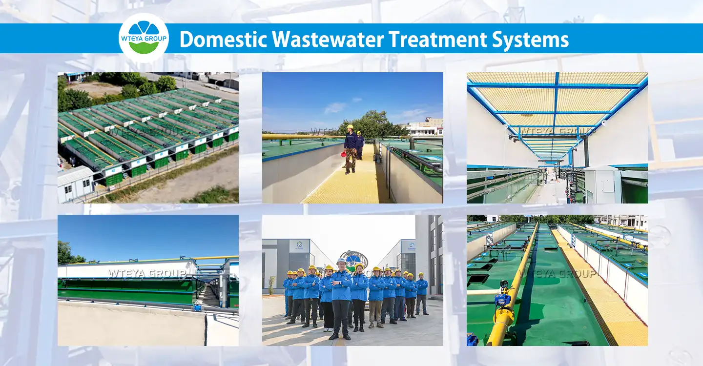 domestic waste water treatment system